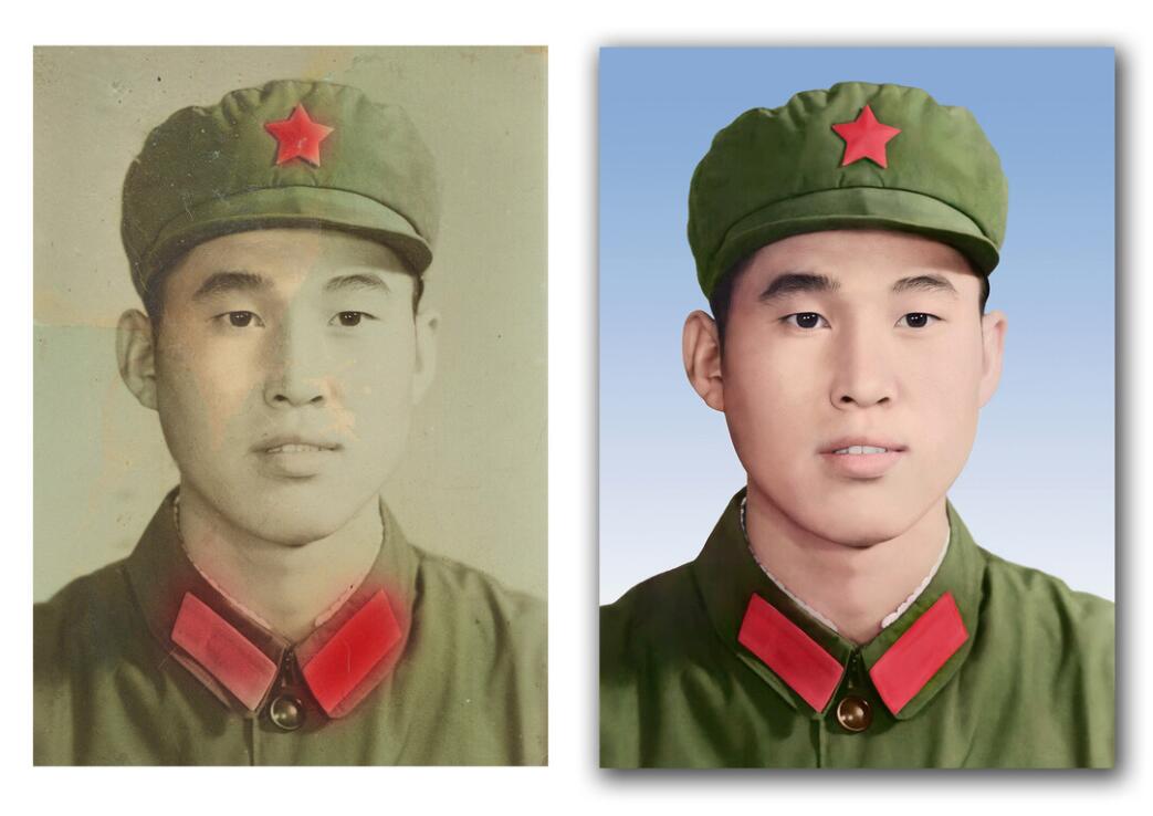 雁塔破损照片修复-18